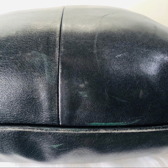 Coach Vintage Black Leather bucket type bag - Picture 5 of 7